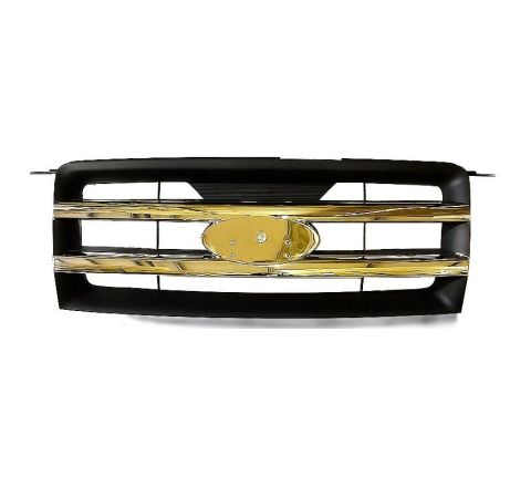 FRONT RADIATOR GRILLE (CHROME & BLACK)