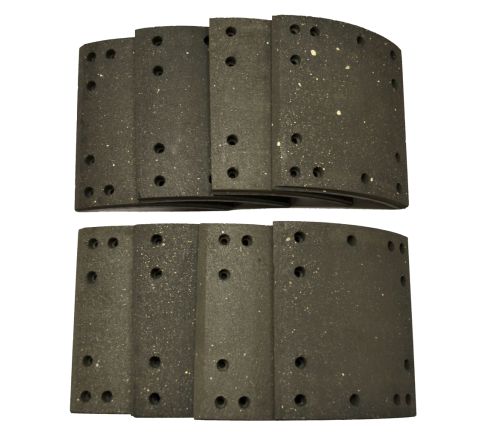 BRAKE LINING SET WITH REVETS REAR