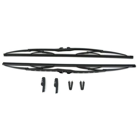 PAIR OF FRONT WIPER BLADE 17" (HOOK ON TYPE)
