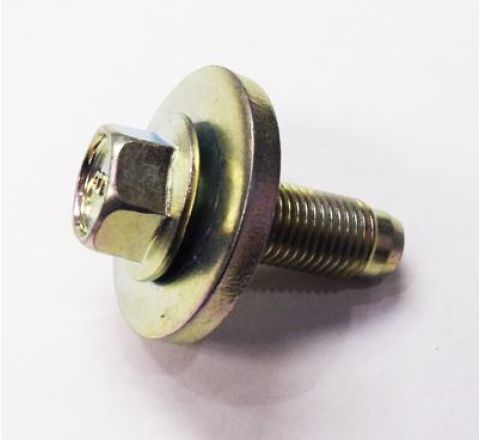 ENGINE CRANKSHAFT PULLEY BOLT WITH WASHER (GENUINE)