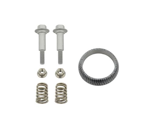 2.5" SYSTEM EXHAUST CAT PIPE TO CENTRE FITTING KIT (7PC KIT)