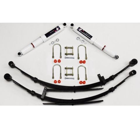REAR SUSPENSION KIT (X2 LEAF SPRINGS, X2 SHOCK ABSORBERS, KITS)