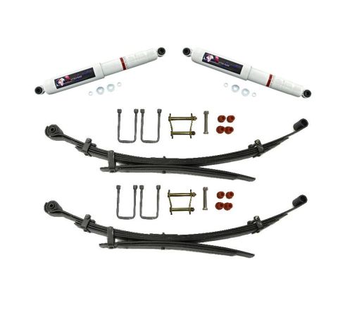 REAR SUSPENSION KIT (X2 LEAF SPRINGS, X2 SHOCK ABSORBERS, KITS) (4+2 LEAF)