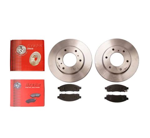 FRONT BRAKE DISCS & PAD KIT