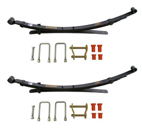 PAIR OF REAR LEAF SPRING WITH FITTING KIT (5 LEAVES)