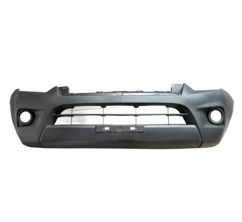FRONT BUMPER WITH FOG LAMP HOLES (SINGLE CAB, BLACK)