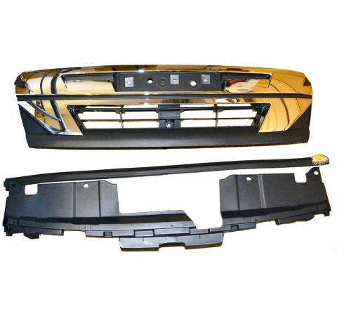 FRONT RADIATOR GRILLE (CHROME & BLACK)