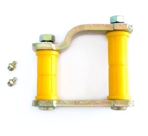 REAR LEAF SPRING SHACKLE WITH BUSHES
