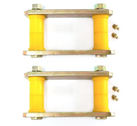 X2 REAR EXTENDED LIFT SHACKLES WITH BUSHES
