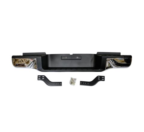 REAR BUMPER WITH BRACKETS (CHROME)