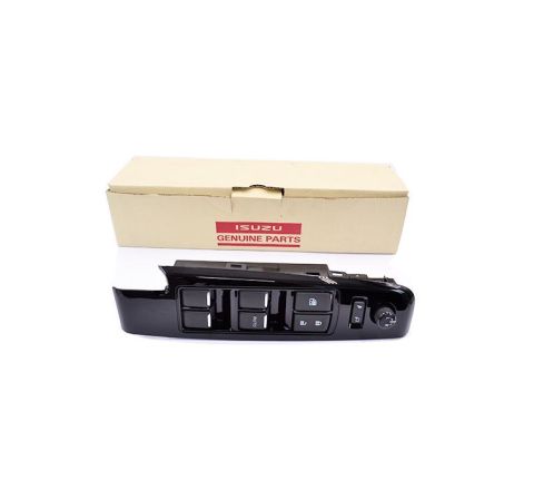 DRIVERS DOOR POWER WINDOW SWITCH (BLACK) (GENUINE)