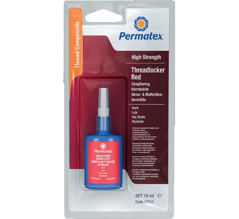 HIGH STRENGTH THREADLOCKER RED (10ML)