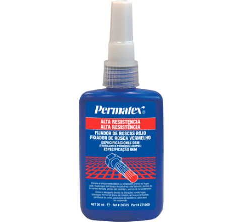 HIGH STRENGTH THREADLOCKER RED (50ML)