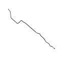 OIL PIPE FEXI HOSE TO STEERING UNIT PIPE (GENUINE)