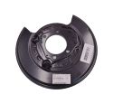 REAR BACKING PLATE L/H (GENUINE)
