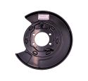 REAR BACKING PLATE R/H (GENUINE)