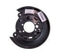 REAR BACKING PLATE R/H (GENUINE)