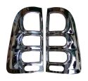 PAIR OF TAIL LIGHT SURROUND (RH+LH) (CHROME)