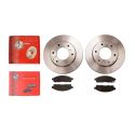 FRONT BRAKE DISCS & PAD KIT