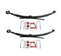 PAIR OF REAR LEAF SPRING WITH KIT (4+1)